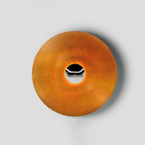 Modern Minimalist Round Metal Disc LED Wall Sconce for Indirect Interior Lighting