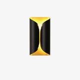 Modern Minimalist Sculptural Wall Sconce Set of Two Decorative LED Bracket Lights
