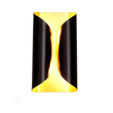 Modern Minimalist Sculptural Wall Sconce Set of Two Decorative LED Bracket Lights