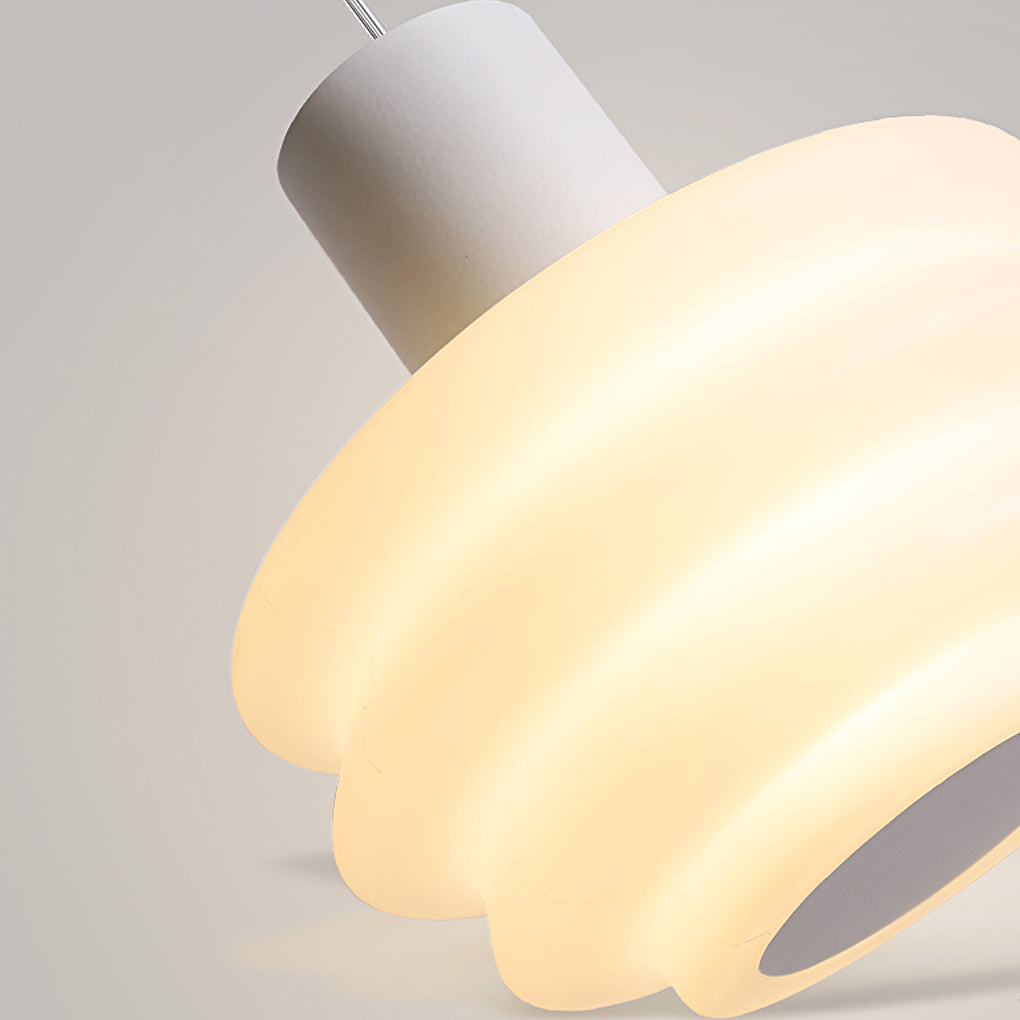 Modern Minimalist Small Pendant Light with 3 Color Dimming for Bedroom Dining Room