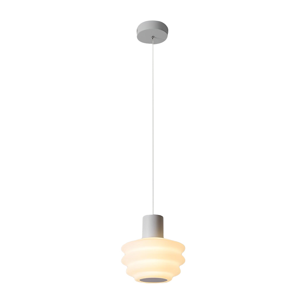 Modern Minimalist Small Pendant Light with 3 Color Dimming for Bedroom Dining Room