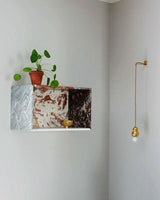 Modern Minimalist Spherical Glass Wall Sconce Geometric Indoor Lighting Fixture