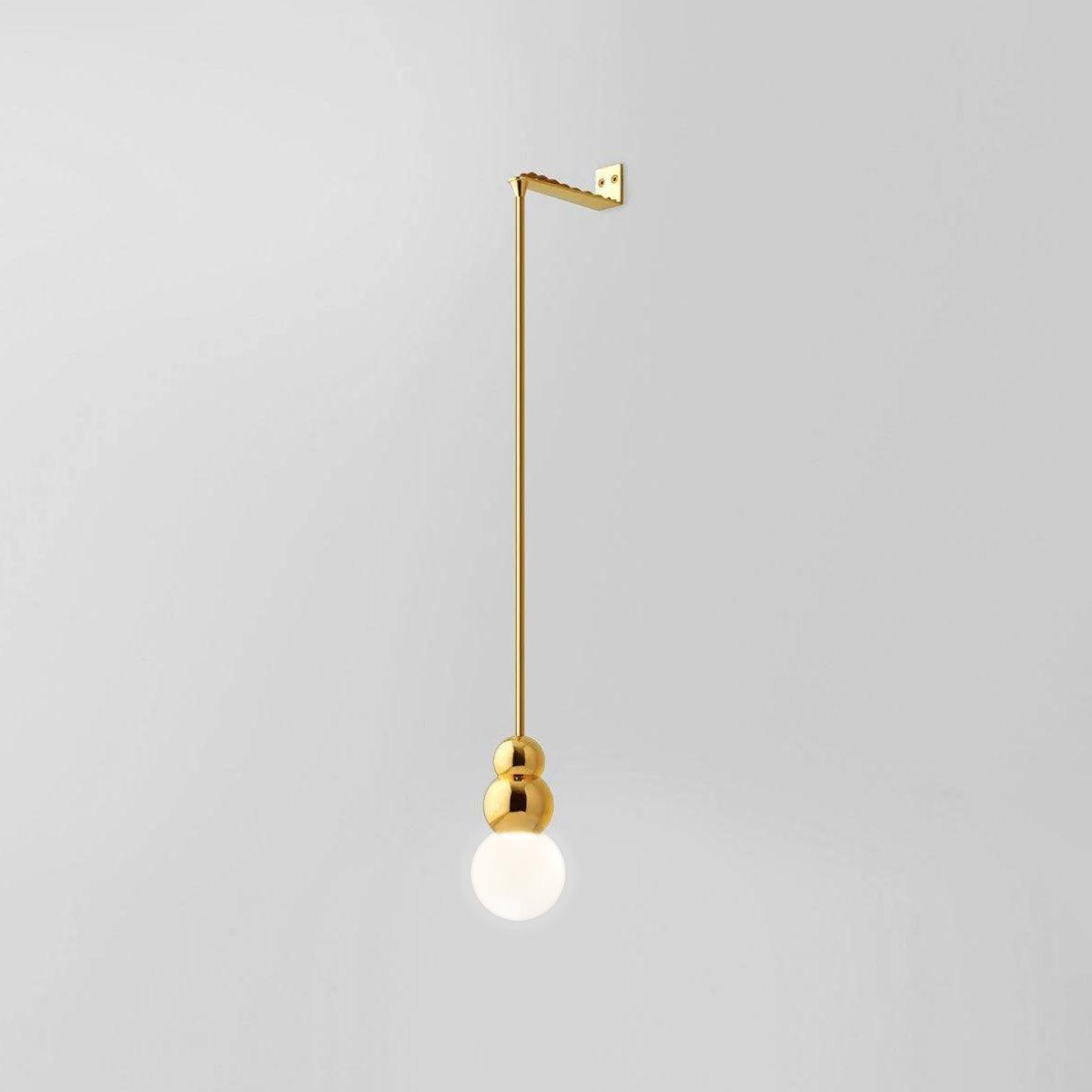 Modern Minimalist Spherical Glass Wall Sconce Geometric Indoor Lighting Fixture