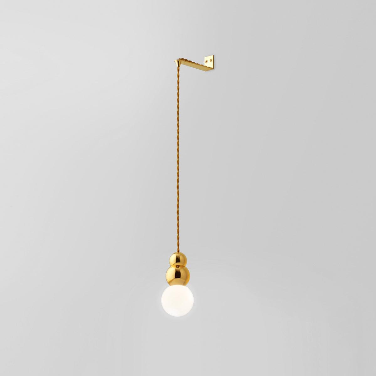 Modern Minimalist Spherical Glass Wall Sconce Geometric Indoor Lighting Fixture