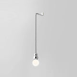Modern Minimalist Spherical Glass Wall Sconce Geometric Indoor Lighting Fixture