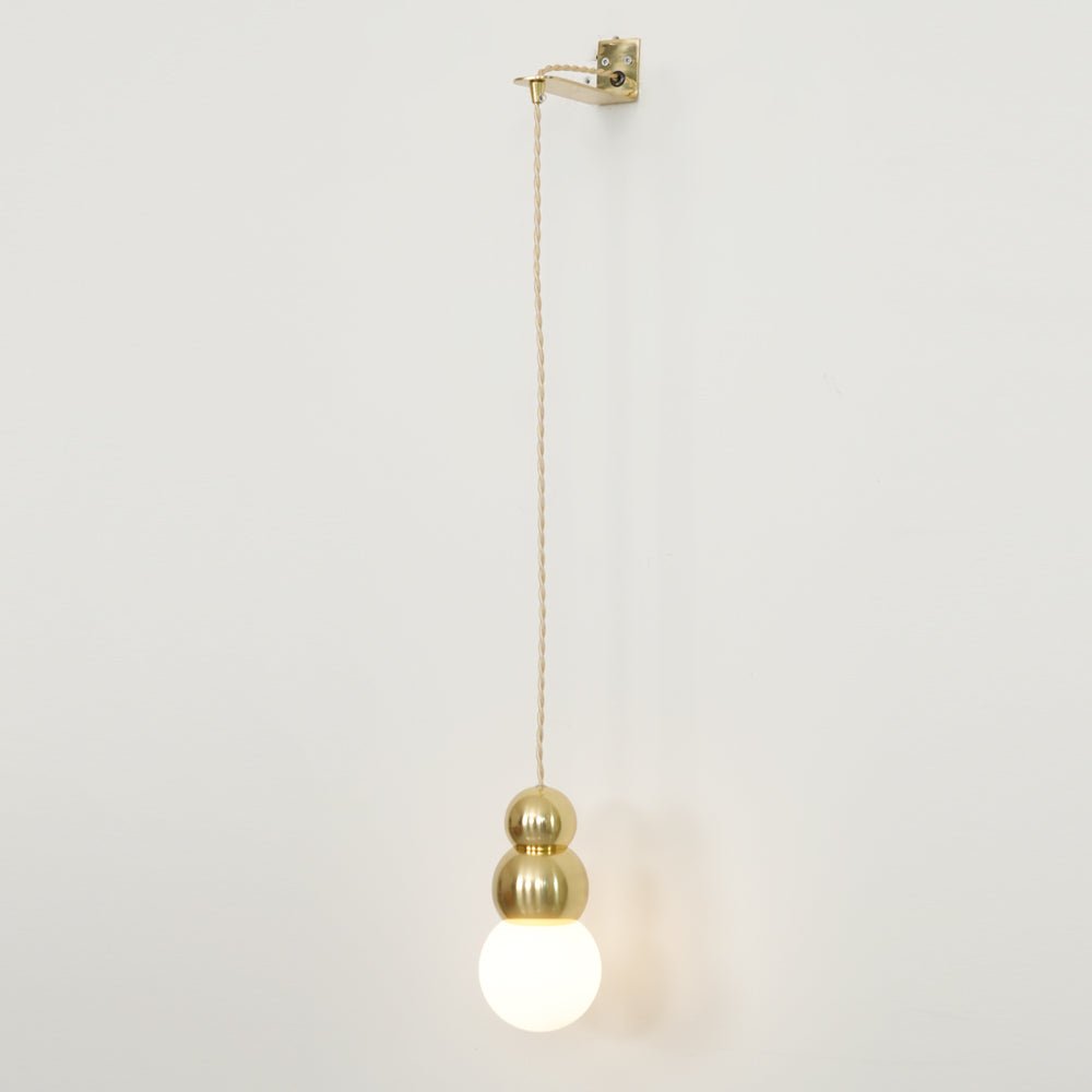 Modern Minimalist Spherical Glass Wall Sconce Geometric Indoor Lighting Fixture