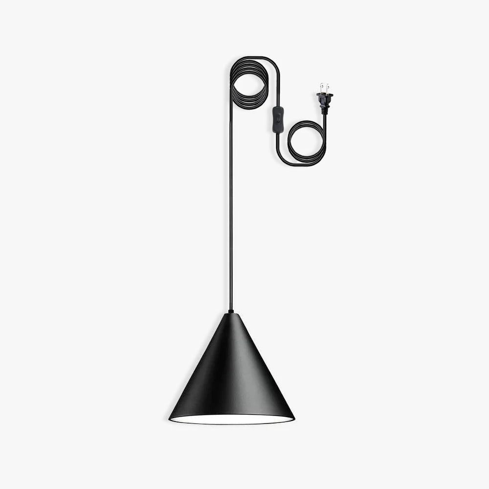 Modern Minimalist Swag Pendant Light with Extra Long Cable for Geometric Ceiling Designs
