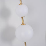 Modern Minimalist Vertical Glass Globe Wall Sconce for Bedroom Hallway and Bathroom Lighting