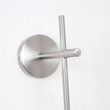 Modern Minimalist Vertical Glass Globe Wall Sconce for Bedroom Hallway and Bathroom Lighting