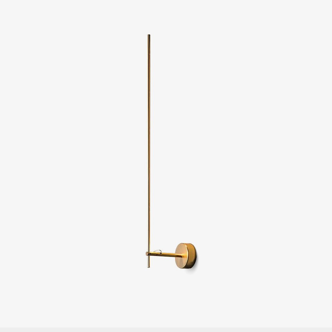 Modern Minimalist Vertical LED Wall Sconce Set of 2 Luxury Gold Linear Stick Wall Light