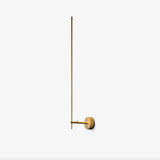 Modern Minimalist Vertical LED Wall Sconce Set of 2 Luxury Gold Linear Stick Wall Light