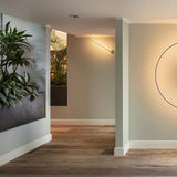 Modern Minimalist Vertical LED Wall Sconce Set of 2 Luxury Gold Linear Stick Wall Light