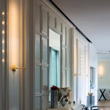 Modern Minimalist Vertical LED Wall Sconce Set of 2 Luxury Gold Linear Stick Wall Light