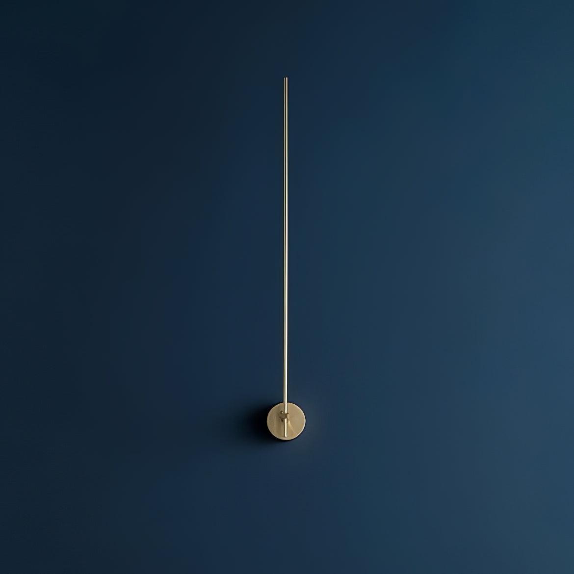 Modern Minimalist Vertical LED Wall Sconce Set of 2 Luxury Gold Linear Stick Wall Light