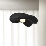 Modern Minimalist Wabi Sabi Pendant Light Organic Texture Resin Style Hanging Lamp for Dining