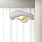 Modern Minimalist Wabi Sabi Pendant Light Organic Texture Resin Style Hanging Lamp for Dining