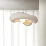 Modern Minimalist Wabi Sabi Pendant Light Organic Texture Resin Style Hanging Lamp for Dining