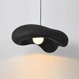 Modern Minimalist Wabi Sabi Pendant Light Organic Texture Resin Style Hanging Lamp for Dining