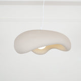 Modern Minimalist Wabi Sabi Pendant Light Organic Texture Resin Style Hanging Lamp for Dining