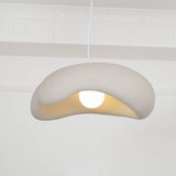 Modern Minimalist Wabi Sabi Pendant Light Organic Texture Resin Style Hanging Lamp for Dining