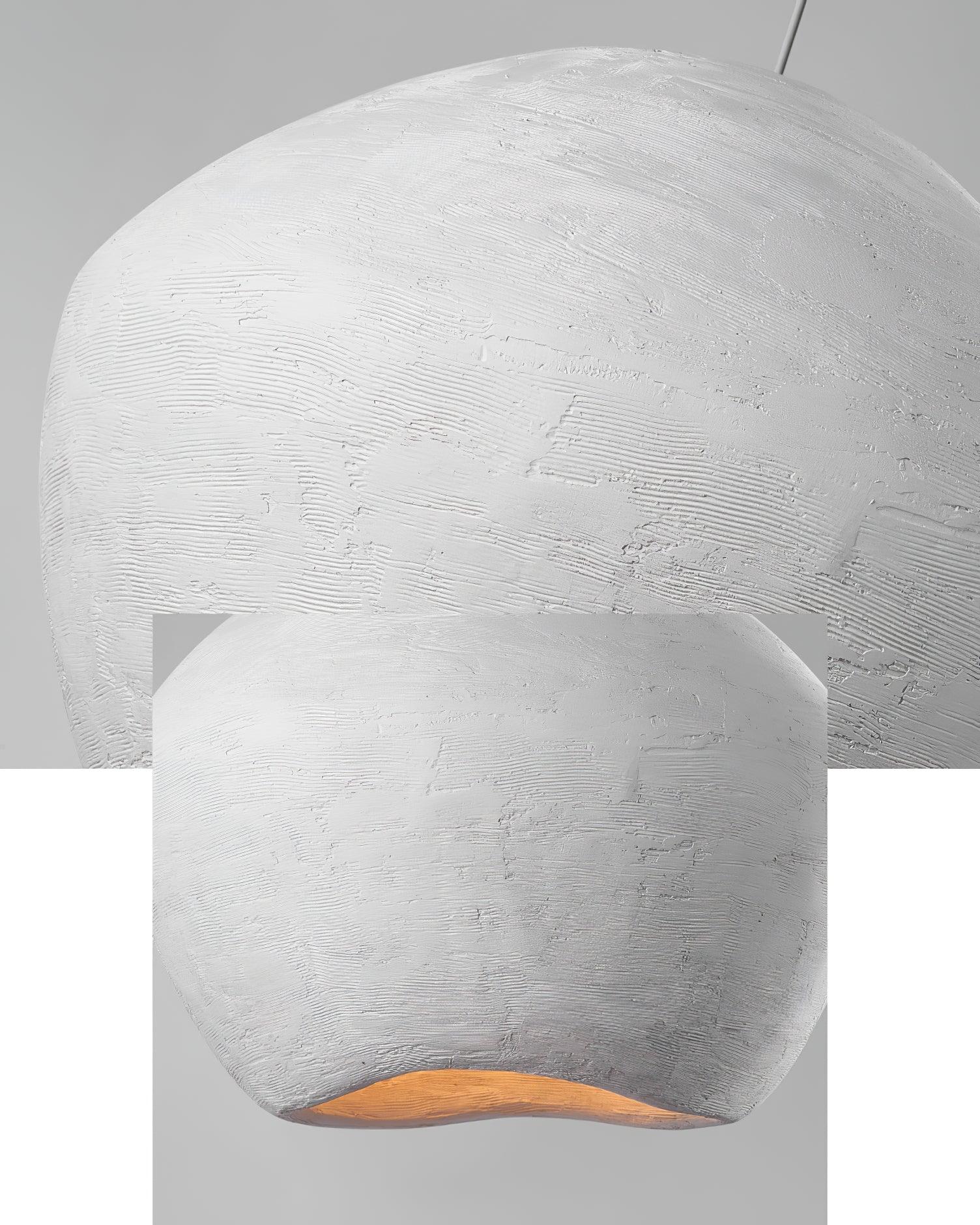 Modern Minimalist White Dome Pendant Light for Living Room and Dining Room