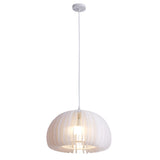 Modern Minimalist White Lantern LED Hanging Light with Adjustable Color Temperature for Bedroom