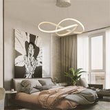 Modern Mobius Strip LED Pendant Light Geometric Ring Ceiling Chandelier for Living Room