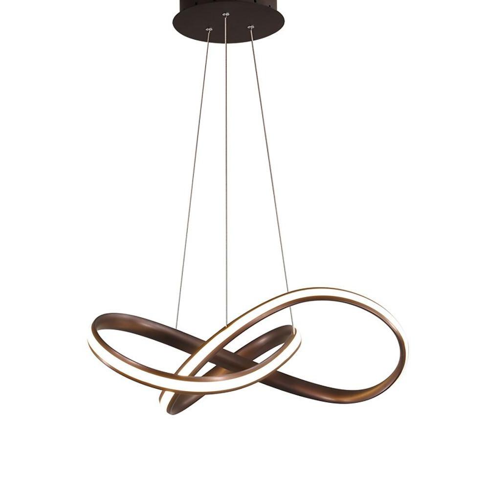 Modern Mobius Strip LED Pendant Light Geometric Ring Ceiling Chandelier for Living Room