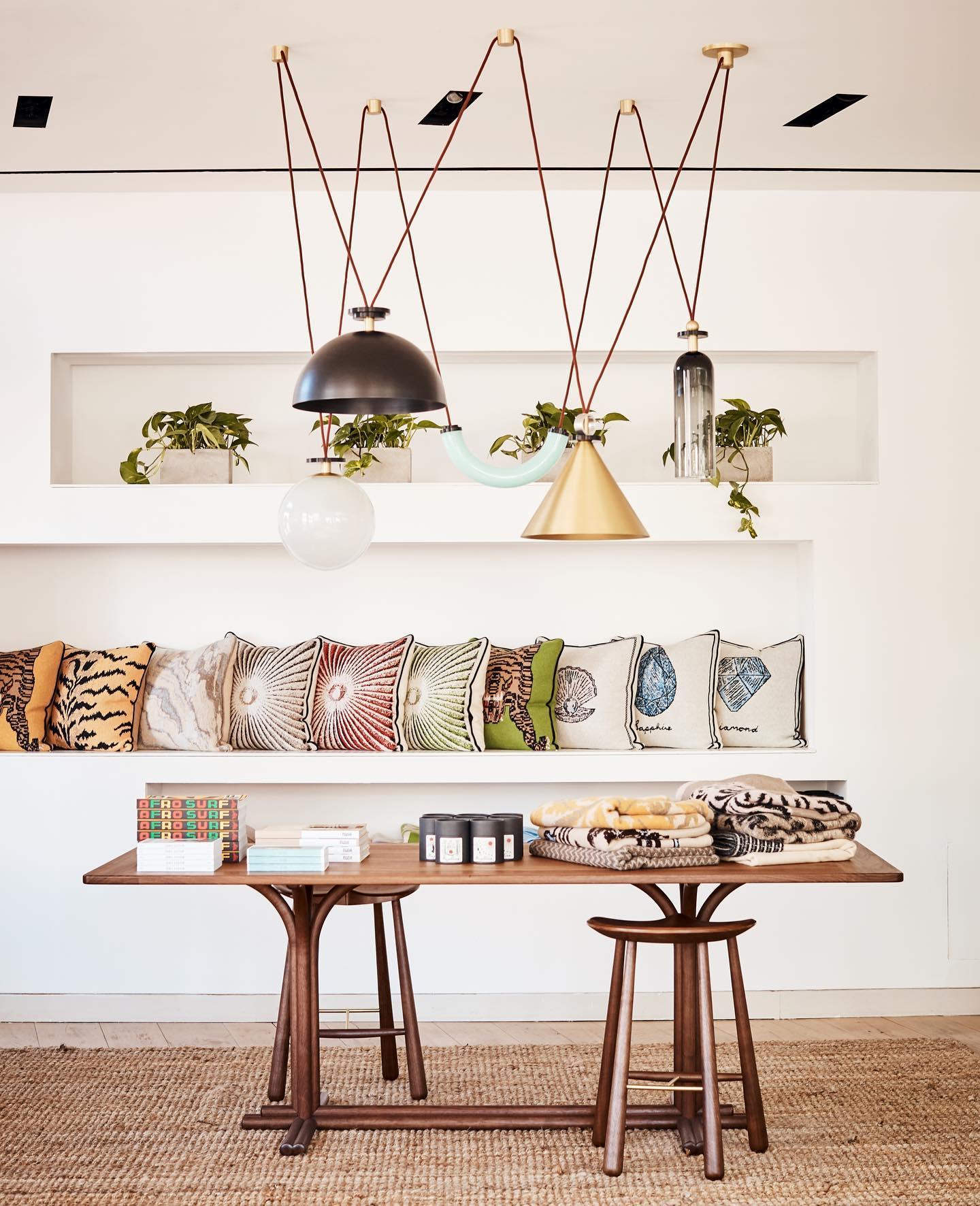 Modern Modular Geometric Chandelier Artistic Glass and Metal Pendant Light
