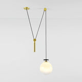 Modern Modular Geometric Chandelier Artistic Glass and Metal Pendant Light