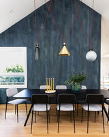 Modern Modular Geometric Chandelier Artistic Glass and Metal Pendant Light