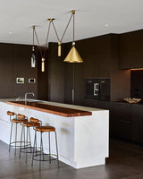 Modern Modular Geometric Chandelier Artistic Glass and Metal Pendant Light