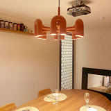 Modern Modular U Shape LED Chandelier Adjustable Geometric Multi Head Ceiling Light Fixture