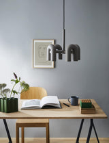 Modern Modular U Shape LED Chandelier Adjustable Geometric Multi Head Ceiling Light Fixture