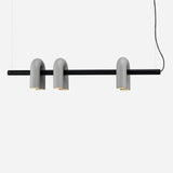 Modern Modular U Shape LED Chandelier Adjustable Geometric Multi Head Ceiling Light Fixture