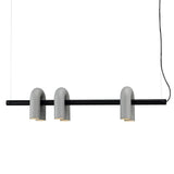 Modern Modular U Shape LED Chandelier Adjustable Geometric Multi Head Ceiling Light Fixture