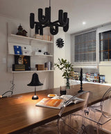 Modern Modular U Shape LED Chandelier Adjustable Geometric Multi Head Ceiling Light Fixture