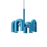 Modern Modular U Shape LED Chandelier Adjustable Geometric Multi Head Ceiling Light Fixture
