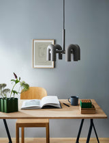 Modern Modular U Shape LED Chandelier Adjustable Geometric Multi Head Ceiling Light Fixture