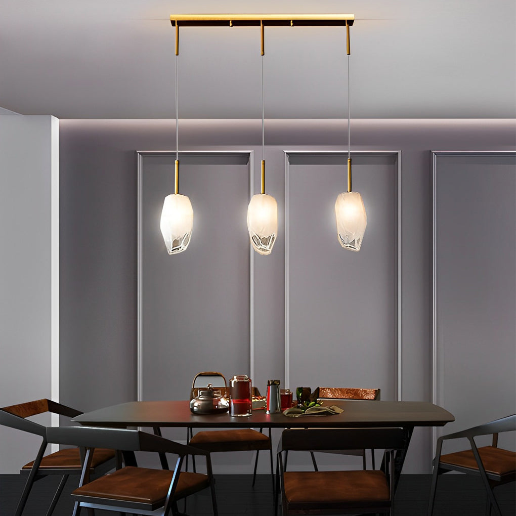 Modern Molecular LED Sputnik Chandelier Gold Glass Globe Dining Room Pendant Light
