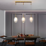 Modern Molecular LED Sputnik Chandelier Gold Glass Globe Dining Room Pendant Light