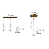 Modern Molecular LED Sputnik Chandelier Gold Glass Globe Dining Room Pendant Light