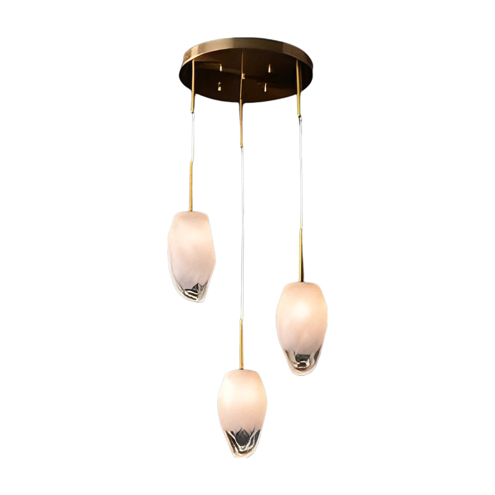 Modern Molecular LED Sputnik Chandelier Gold Glass Globe Dining Room Pendant Light