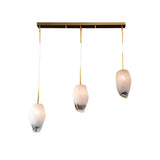 Modern Molecular LED Sputnik Chandelier Gold Glass Globe Dining Room Pendant Light