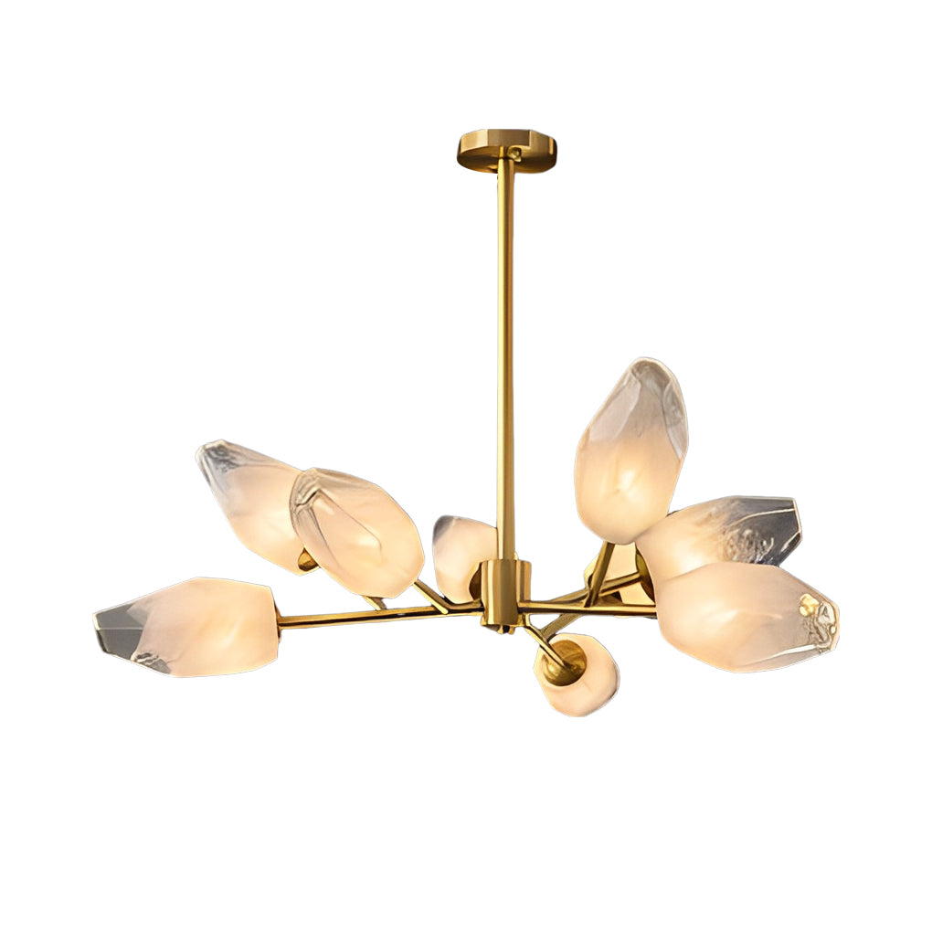 Modern Molecular LED Sputnik Chandelier Gold Glass Globe Dining Room Pendant Light