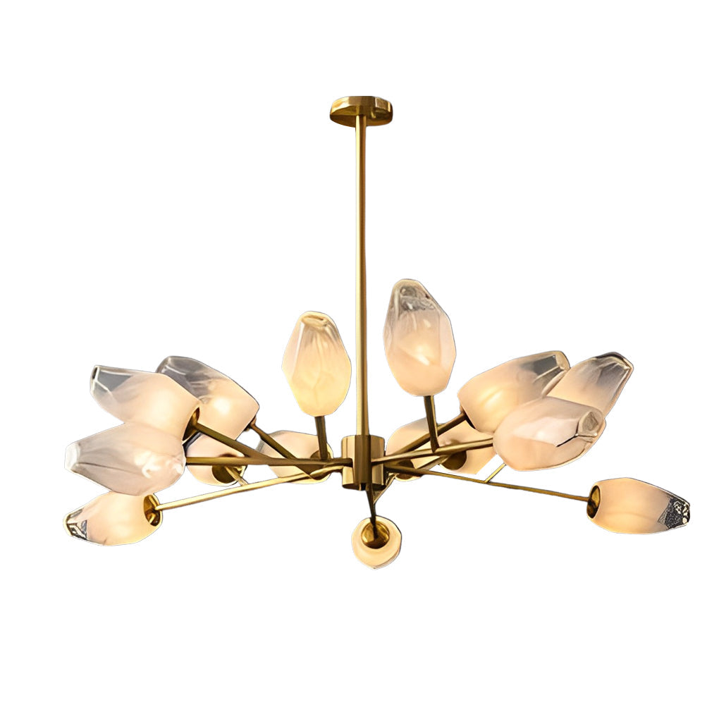Modern Molecular LED Sputnik Chandelier Gold Glass Globe Dining Room Pendant Light