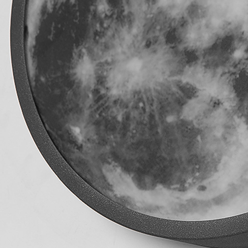 Modern Moon Design LED Outdoor Wall Light Waterproof Exterior Garden Sconce for Residential Villa