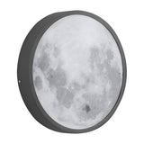 Modern Moon Design LED Outdoor Wall Light Waterproof Exterior Garden Sconce for Residential Villa
