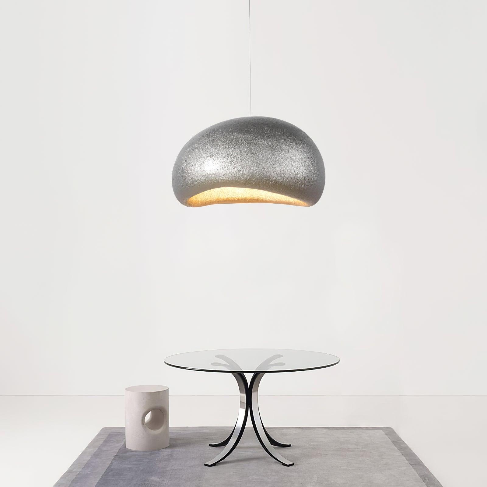Modern Moon Inspired Artistic Pendant Light Khmara Style for Kitchen Island and Dining Room