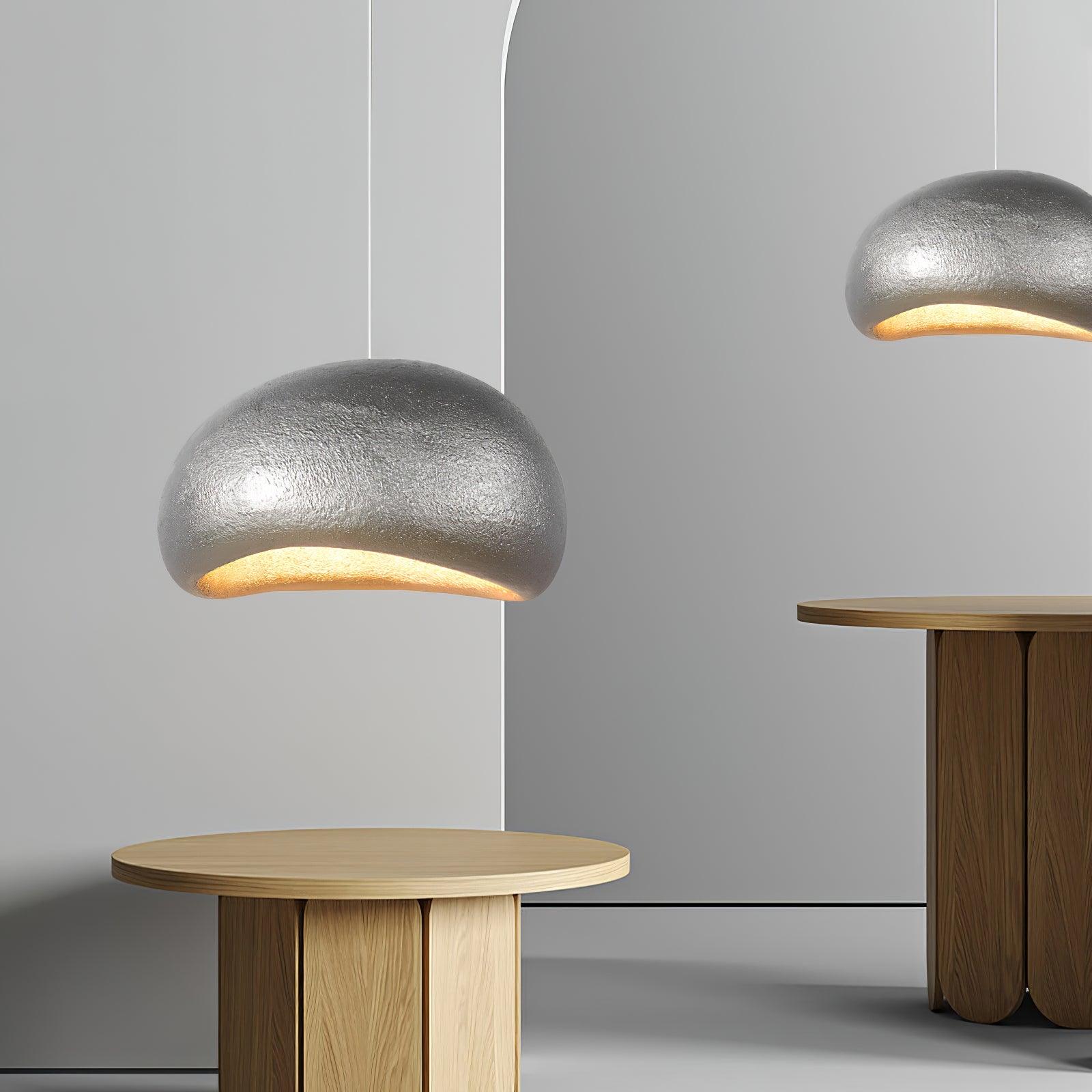 Modern Moon Inspired Artistic Pendant Light Khmara Style for Kitchen Island and Dining Room